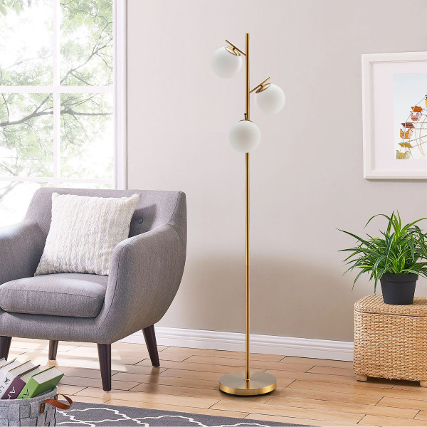 3-Globe Modern Floor Lamp product image
