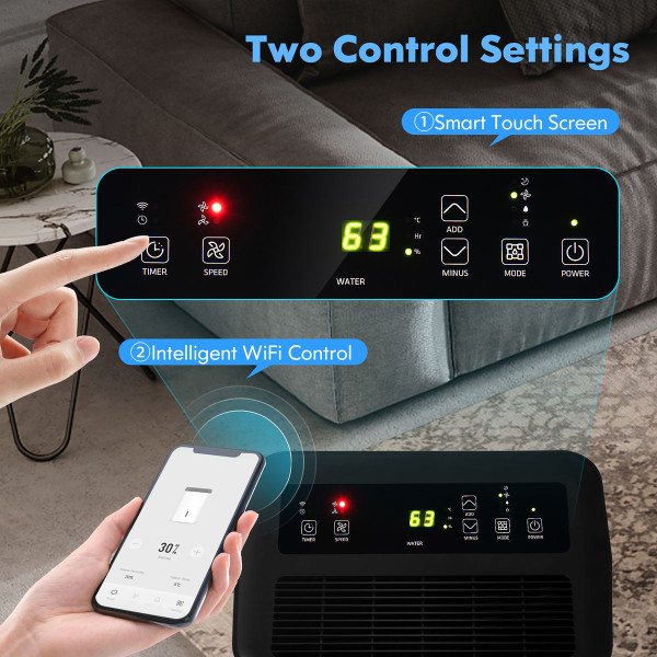 100-Pint Dehumidifier with Smart App and Alexa Control product image