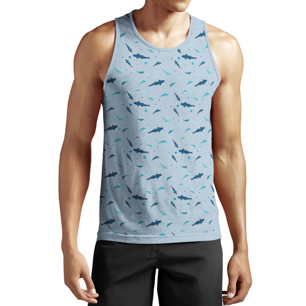 Men's Sleeveless Printed Muscle Tank Top (5-Pack) product image