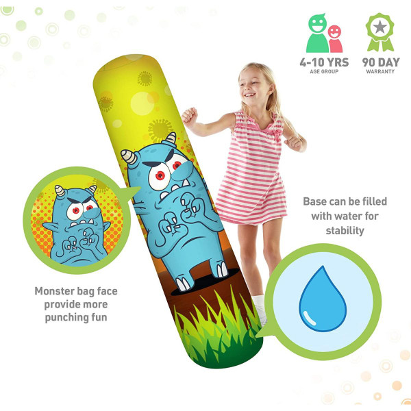 56-Inch Inflatable Monster Punching Bag for Kids product image