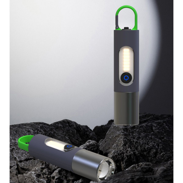 1,800mAh Waterproof Keychain Flashlight product image