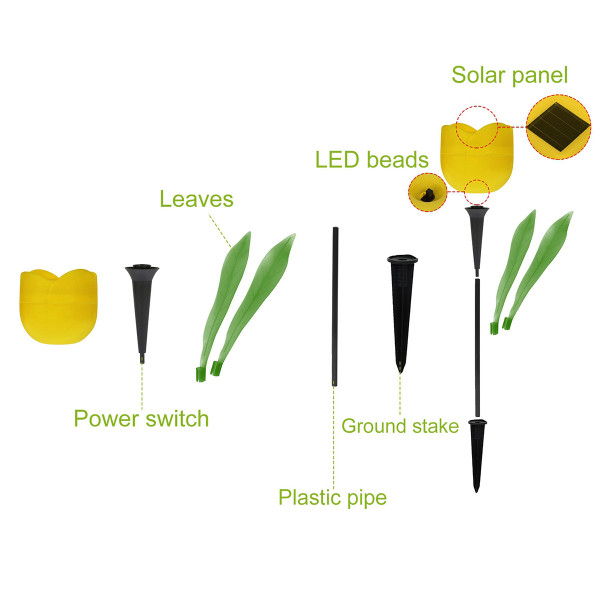 Solarek Solar Garden Flower Light Set product image