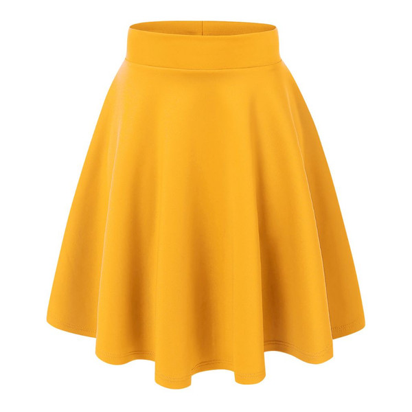 Women's Versatile Stretchy Flared Casual Skater Skirt product image