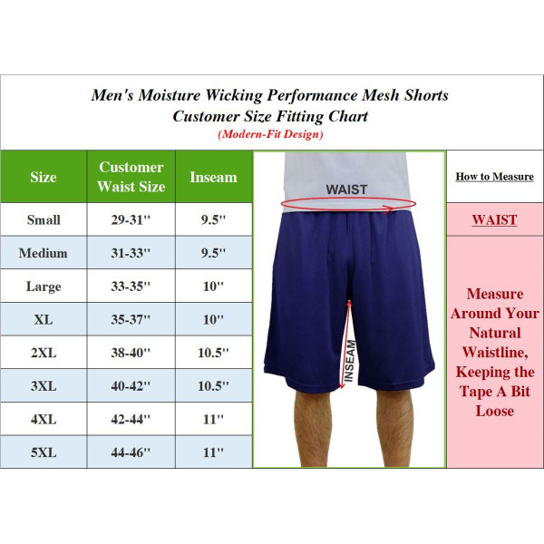 Men's Moisture-Wicking Performance Mesh Shorts (6-Pack) product image