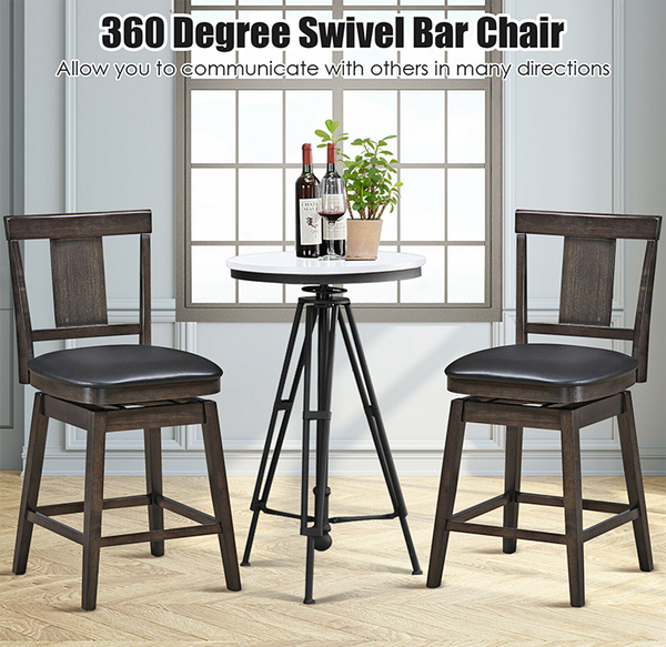 24" Counter Height Swivel Bar Stool product image