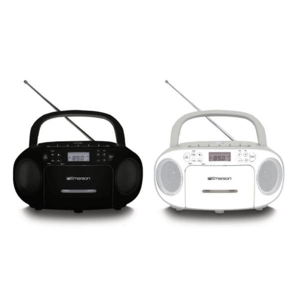 Emerson™ Portable CD/Cassette Boombox with AM/FM Radio, EPB-3003 product image
