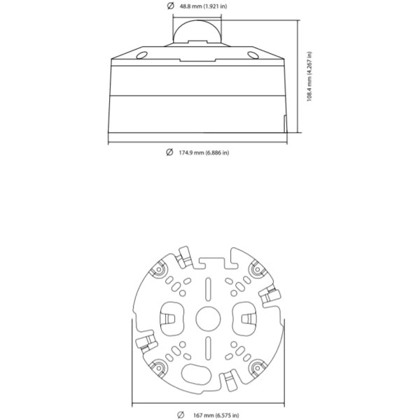 Bosch® FLEXIDOME IP 12MP Network Surveillance Camera, NDS-7004-F360E product image