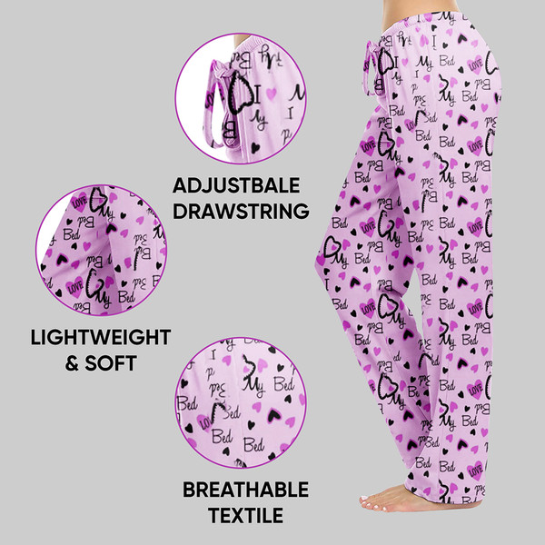 Women's Comfy Printed Lounge Pajama Pants (3-Pack) product image