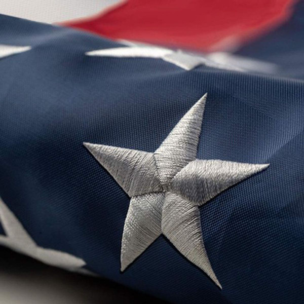 3x5 ft Embroidered American Flag (2-Pack) product image