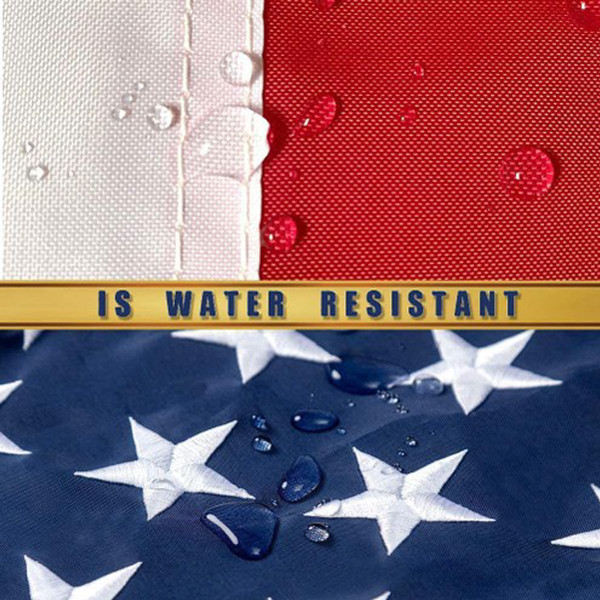 3x5 ft Embroidered American Flag (2-Pack) product image