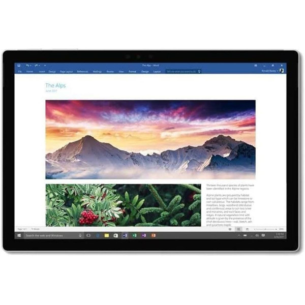 Microsoft Surface Pro 5 Tablet, 12.3-inch (8 Gb Ram, 256GB Ssd) product image