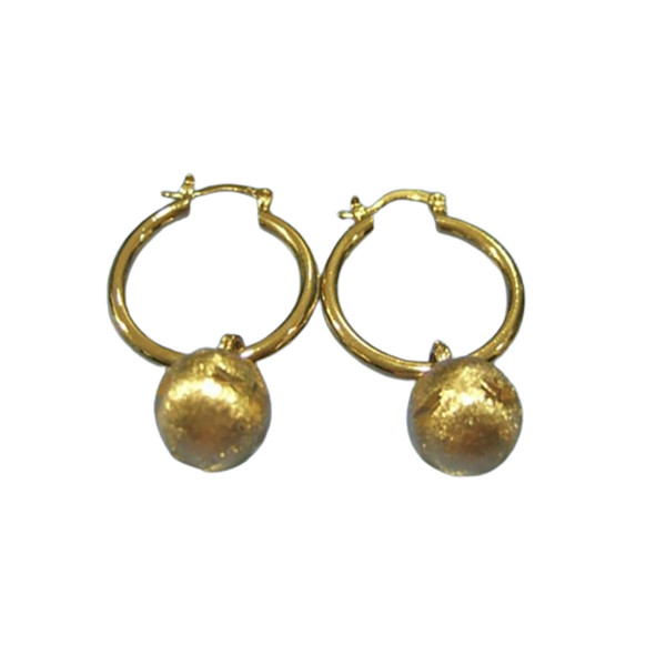 Gold  French Hoop Earrings  product image