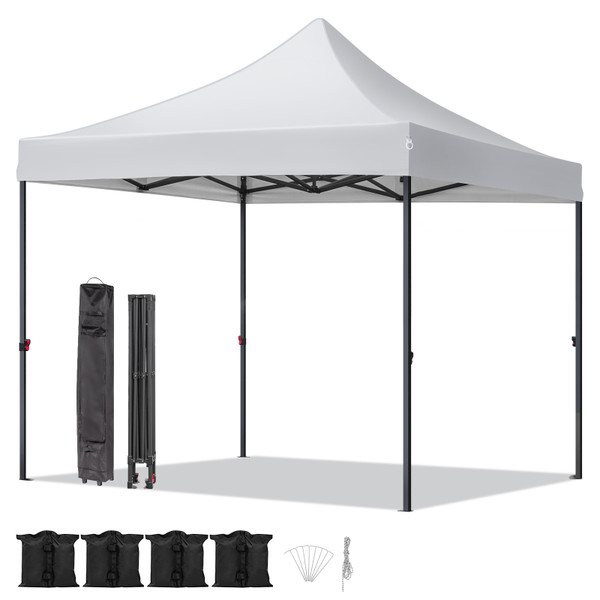 10 x 10-Foot Portable Pop Up Canopy with Roller Bag & 4 Sand Bags product image 10 x 10-Foot Portable Pop Up Canopy with Roller Bag & 4 Sand Bags product image