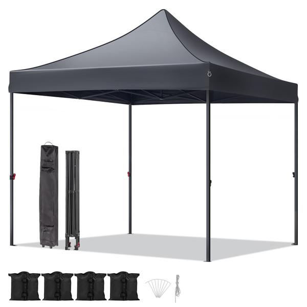 10 x 10-Foot Portable Pop Up Canopy with Roller Bag & 4 Sand Bags product image 10 x 10-Foot Portable Pop Up Canopy with Roller Bag & 4 Sand Bags product image