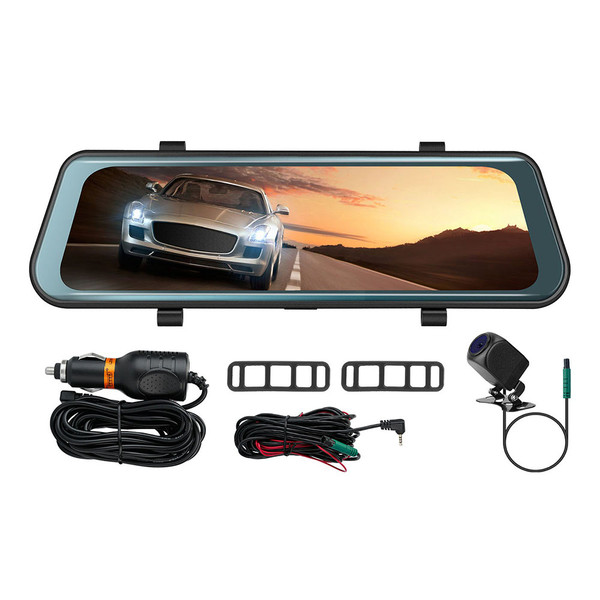 iNova™ Dual Front & Rear Full HD 1080p Car DVR Dash Camera product image