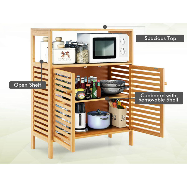 Bamboo Storage Cabinet  product image