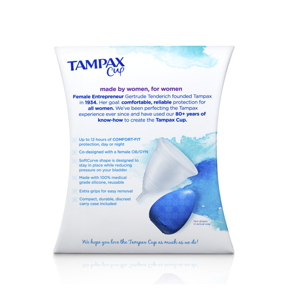 Tampax® Menstrual Cup Regular Flow with Carrying Case product image