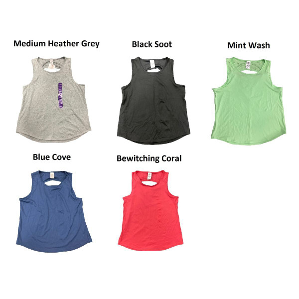 Member's Mark Ladies Everyday Curved Hem Perforated Active Tank