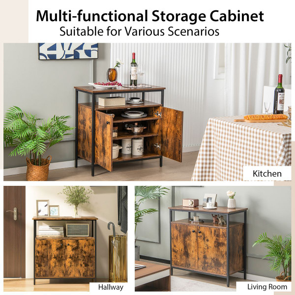 Industrial 2-Door Storage Cabinet product image