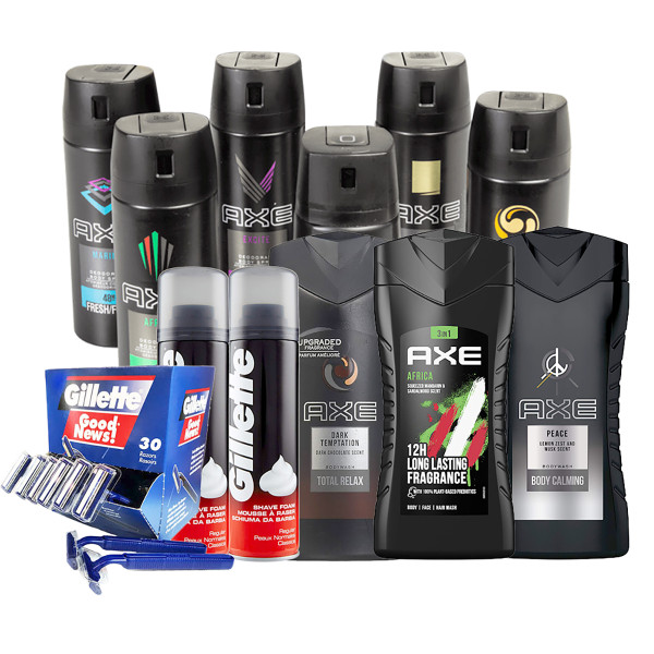 Axe and Gillette Bundle Gift Set (39-Piece) product image