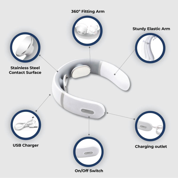 RelaxUltima Electric TENS Pulse Technology Portable Neck Massager product image