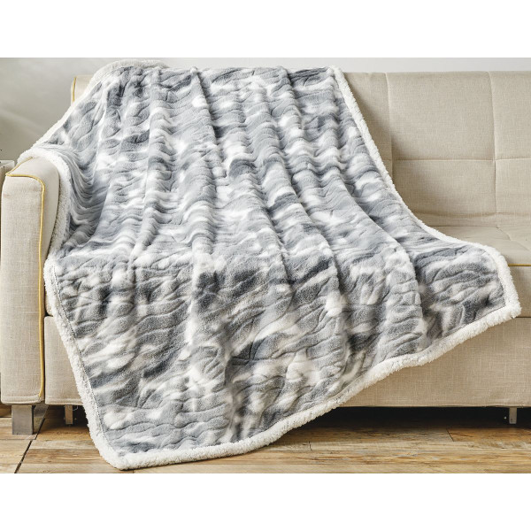 50 x 60-Inch Alaska Sherpa Throw Blankets product image