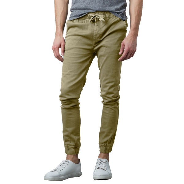 Men's Modern Cotton Stretch Twill Slim Fit Joggers product image