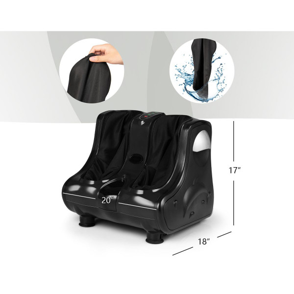 Foot and Calf Massager with Heat, Vibration, Deep Kneading, and Shiatsu product image