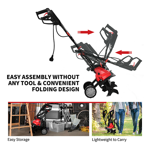 Corded Electric 17-Inch 13.5-Amp Tiller and Cultivator product image