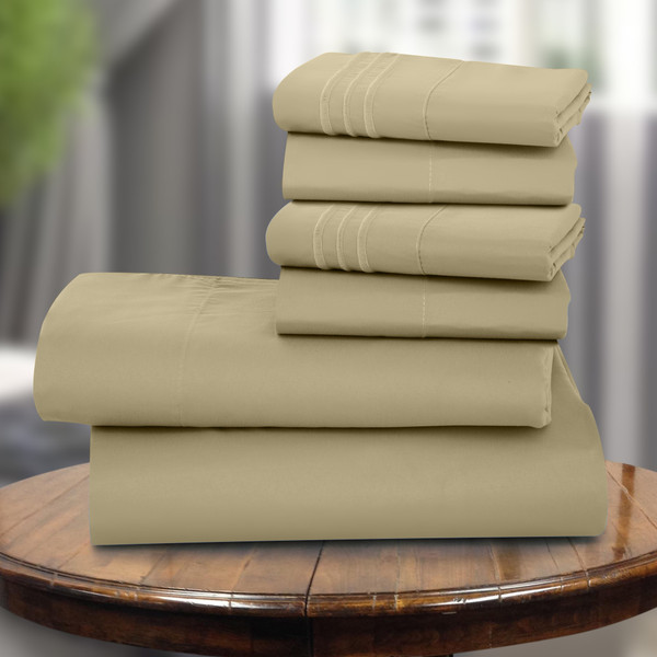 1800-Series Deep Pocket Premier Microfiber Bed Sheet Set product image