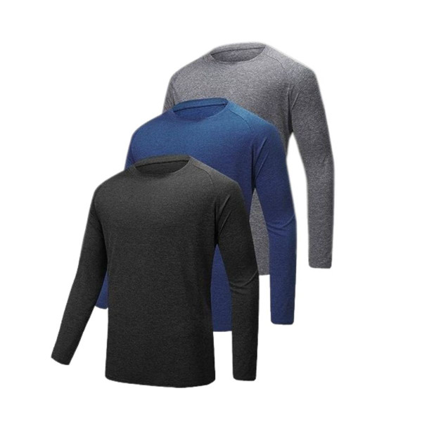 Men's Active Dry-Fit Long Sleeve Performance Shirt (3-Pack) product image