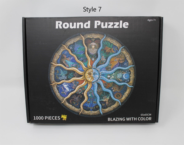 1,000-Piece Giant Round Puzzle product image