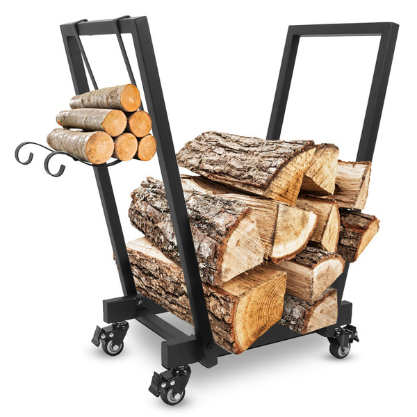 iMounTEK® Firewood Log Rack with Wheels product image