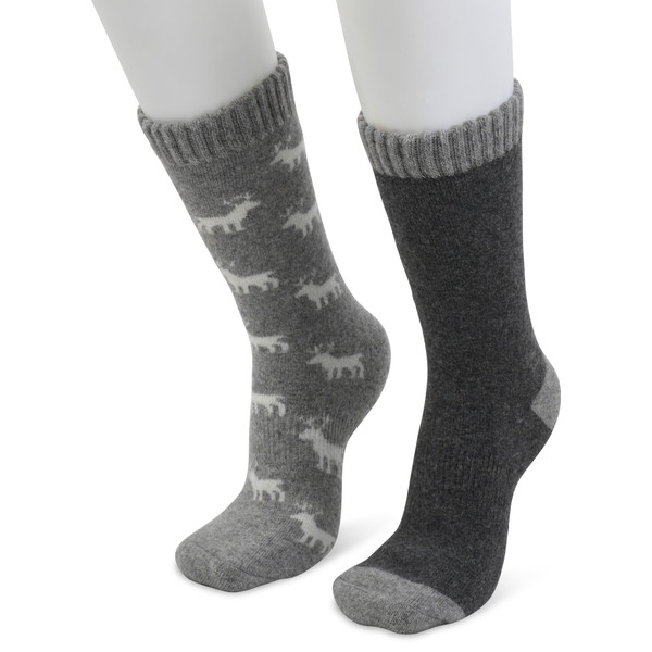 GaaHuu™ Women's Wool Blend Cushioned Boot Socks (2-Pair) product image