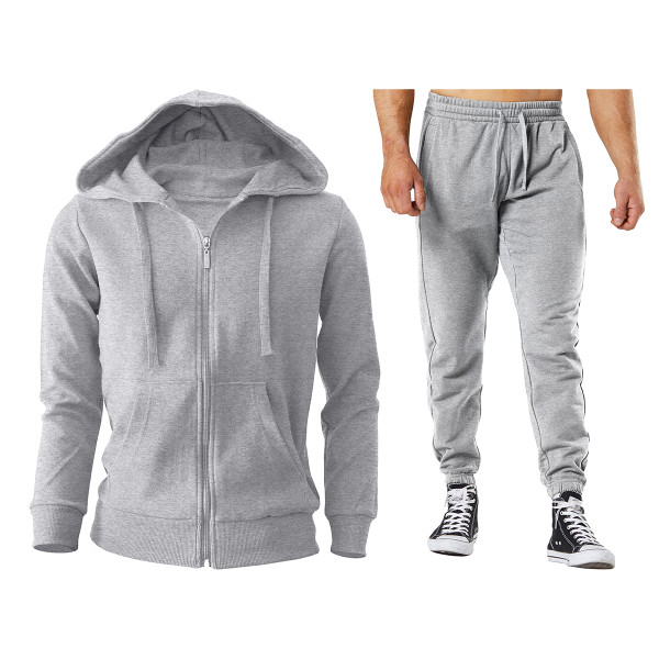 Men's Zip-up Hoodie & Matching Sweatpants Set product image