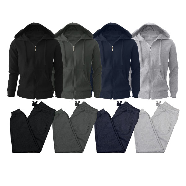 Men's Zip-up Hoodie & Matching Sweatpants Set product image