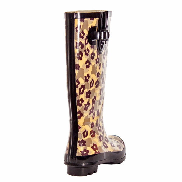 Women's Tall Cheetah Print Rain Boots product image