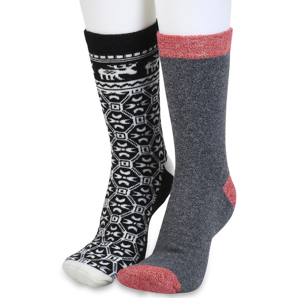 GaaHuu Women's Super Soft Cushioned Thermal Socks (2-Pair) - Pick Your Plum