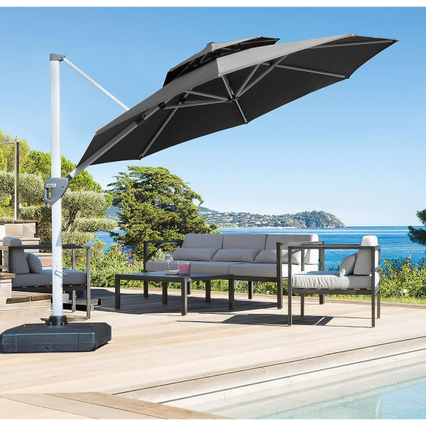 11-Foot Round Cantilever Patio Umbrella product image