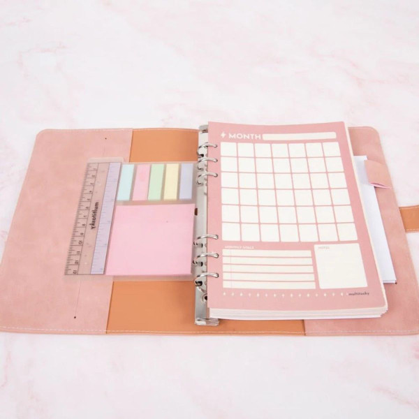 Vegan Leather Organizational Notebook, A5, by Multitasky™, MT-O-008 product image