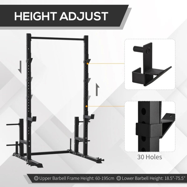 Soozier Adjustable Power Rack with Pull-Up Bar  product image