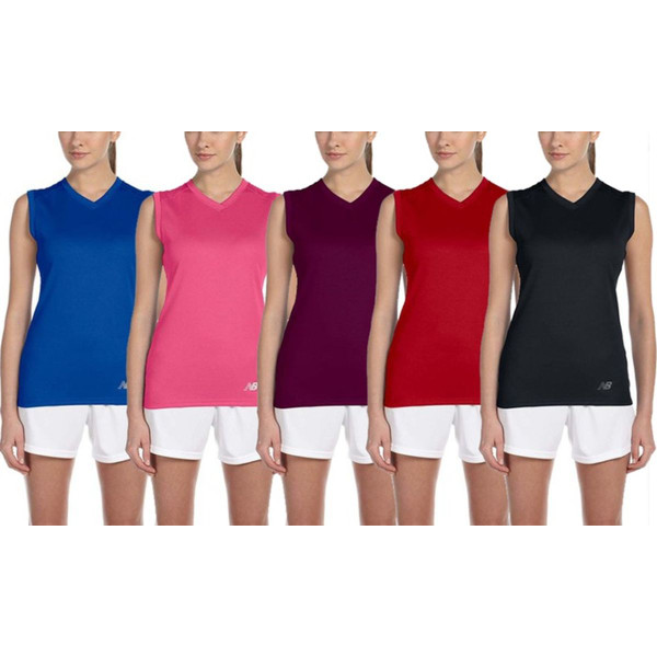 Women's Performance Sleeveless V-Neck Tank by New Balance® (2-Pack) product image