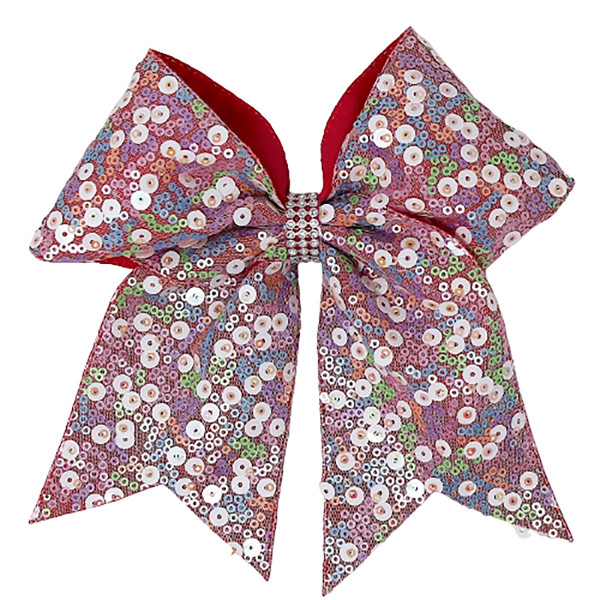 Sequin Cheer Hair Bow (5-Pack) product image