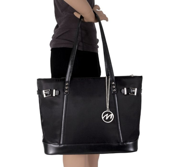 Aria Nylon Duel Table Pocket Tote Bag product image