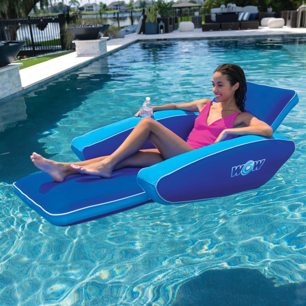 WOW Watersports Modern Lounger Pool Float with Cupholder product image