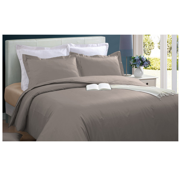 Oversized Cotton 3-Piece Duvet Cover Set product image