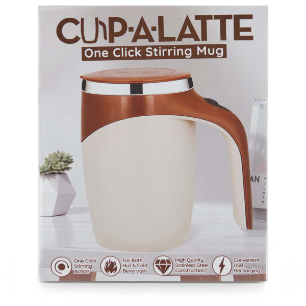 CUP A LATTE - Self Stirring Mug – Decentrafy