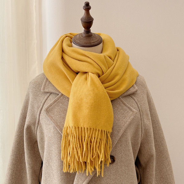 Year-Round Wraparound Scarf with Fringe product image