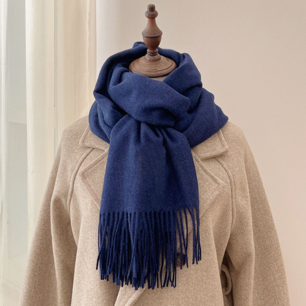 Year-Round Wraparound Scarf with Fringe product image