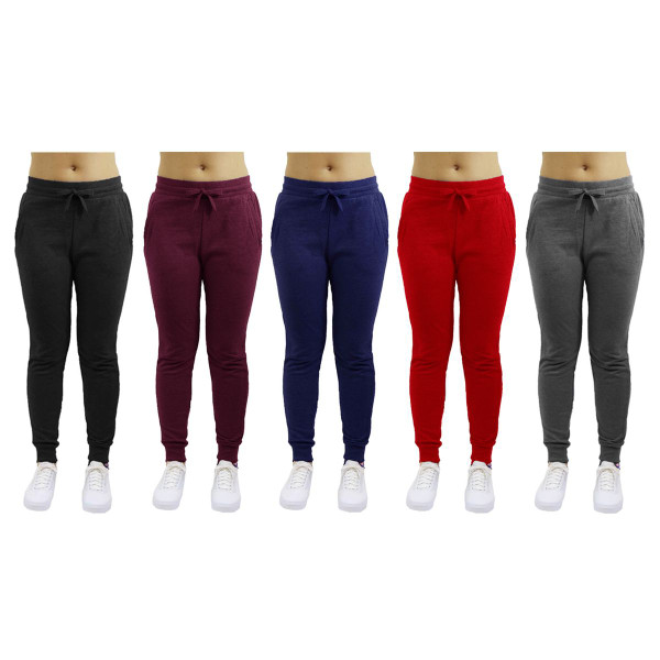 Women’s French Terry Jogger Lounge Sweatpants (3-Pack) product image